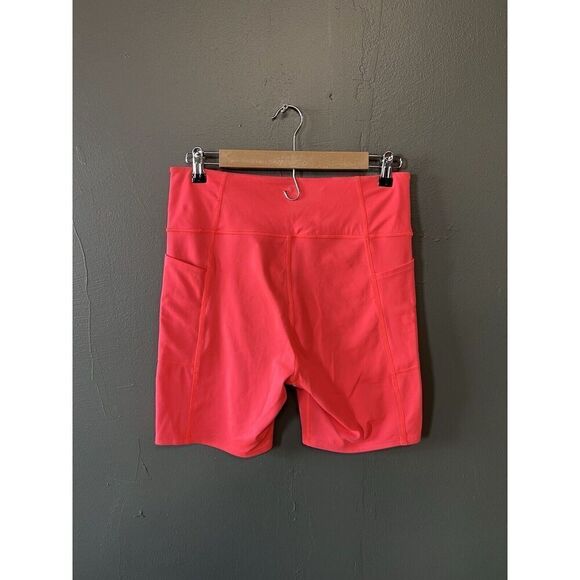Victoria Secret Womens Pink Flow Biker Shorts Size 14 Pull On - Picture 2 of 3
